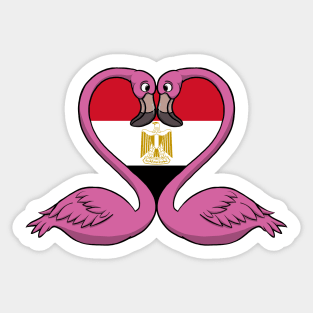 Flamingo Egypt Sticker